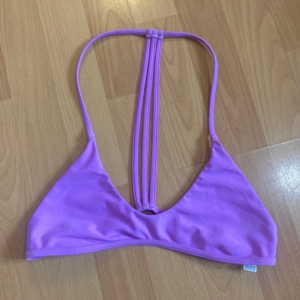 light purple bikini top